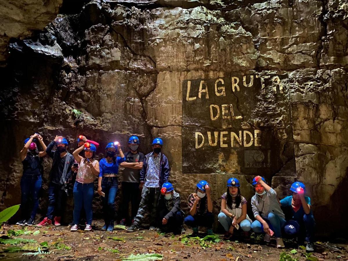 Camp La Gruta Del Duende Hotel Cuetzalan Ngoại thất bức ảnh
